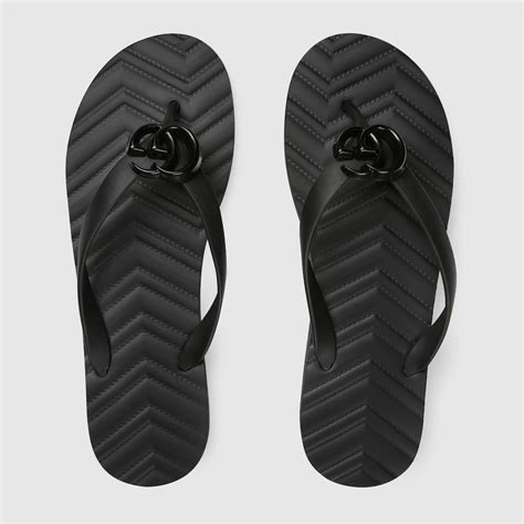 gucci chevron thong sandal